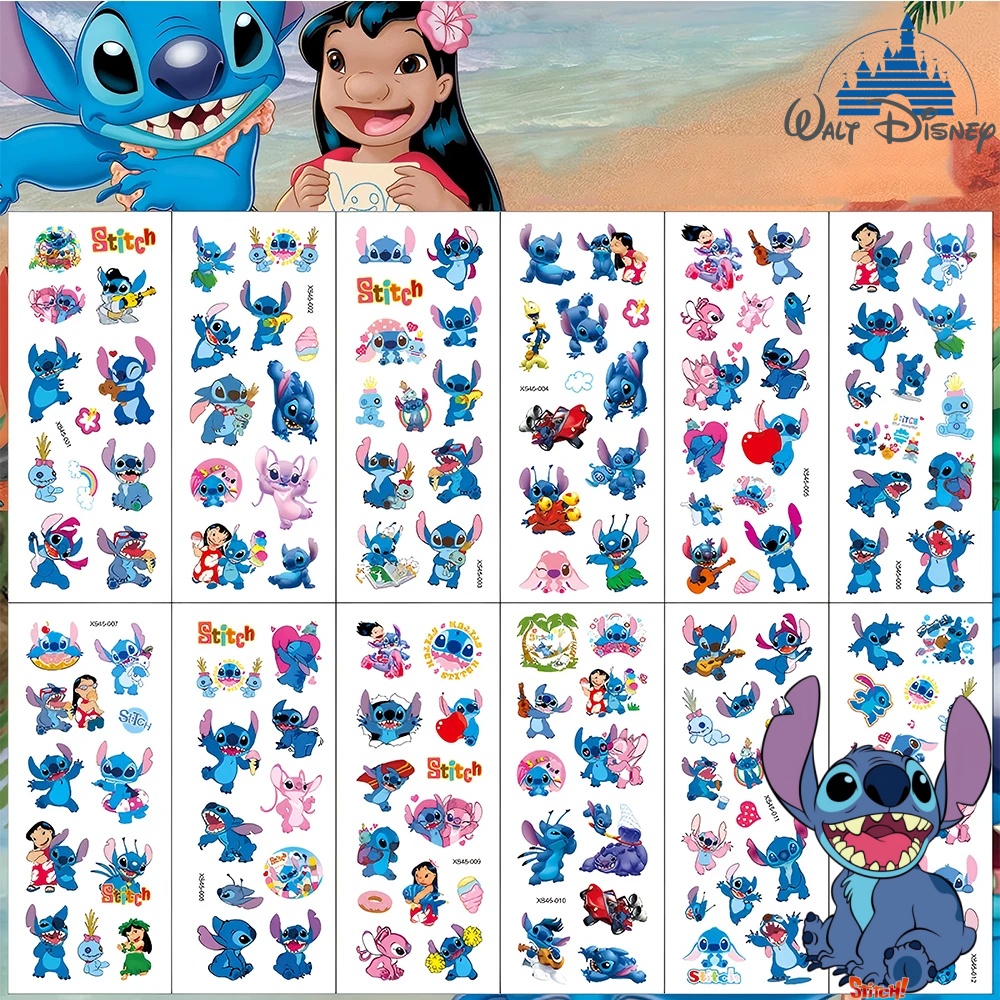 Laptop Accessories Parts - 48Sheets Cute Disney Lilo Stitch Stickers
