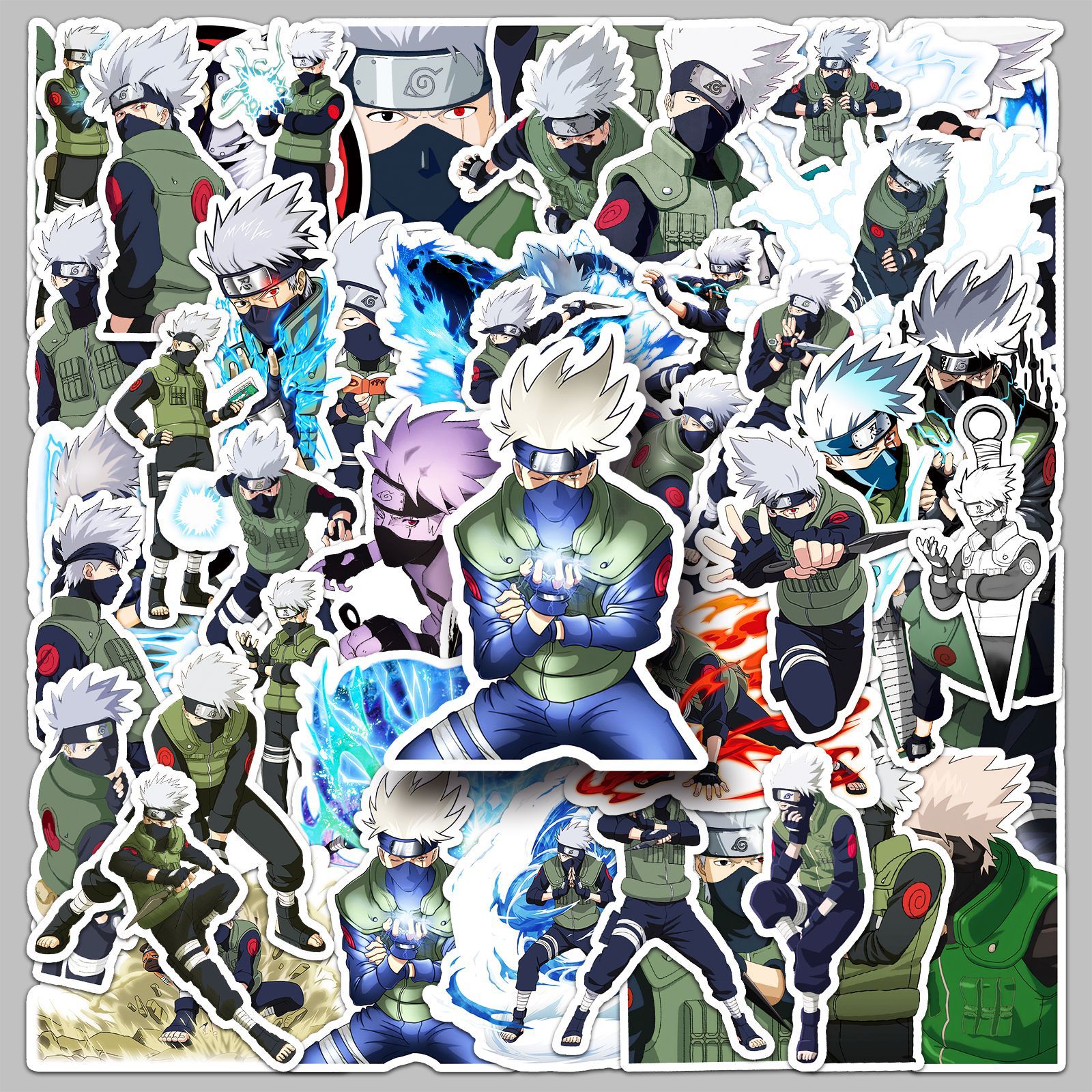 Laptop Accessory - 50pcs Anime Naruto Hatake Kakashi‌ Graffiti