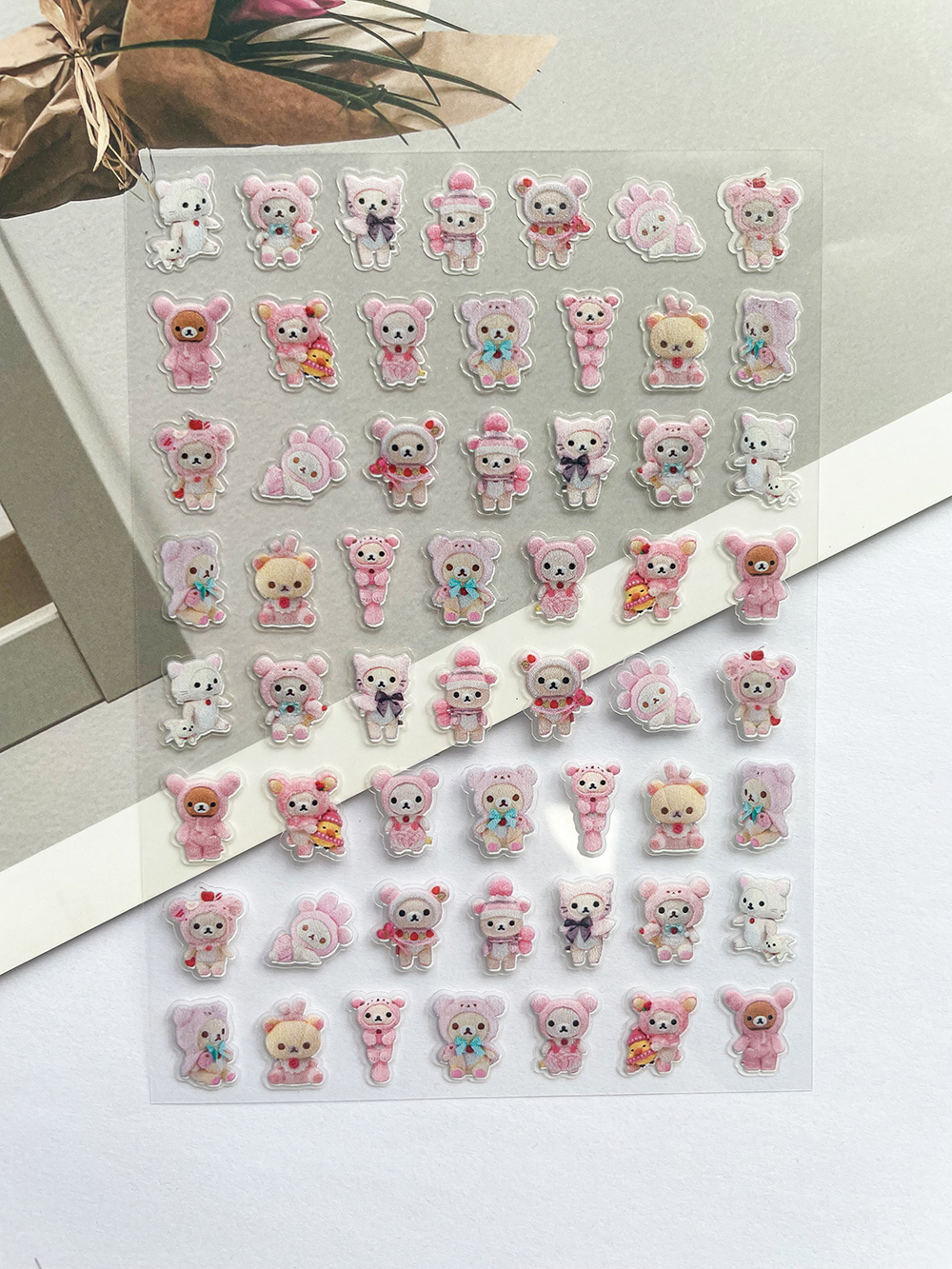 Laptop Accessory - Mini Kawaii Rilakkuma Pvc Poster Goods