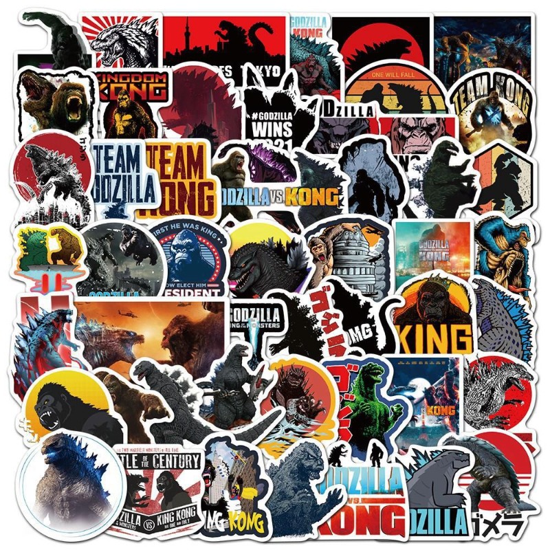 Laptop Accessory - 50pcs/set Movies Godzilla Vs. King Kong