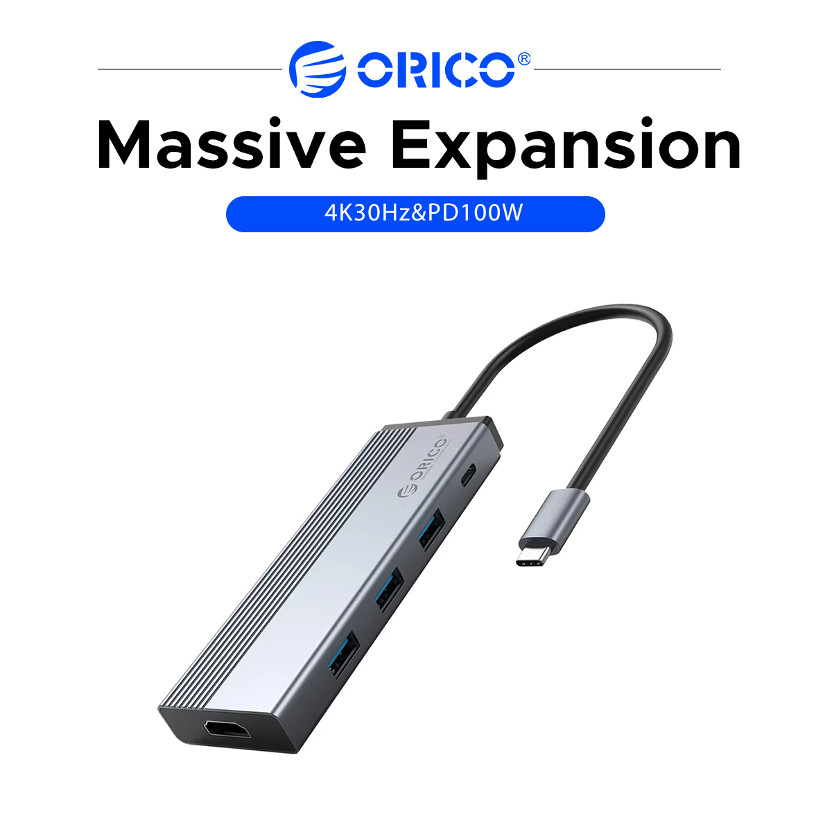 ORICO 5 in 1 USB C Hub Multipo - đánh giá và giá Laptop Accessories Hub