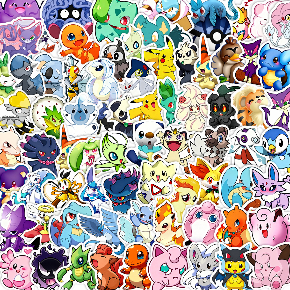 100/200pcs Pokemon Anime Stick - đánh giá và giá Laptop Accessories Parts