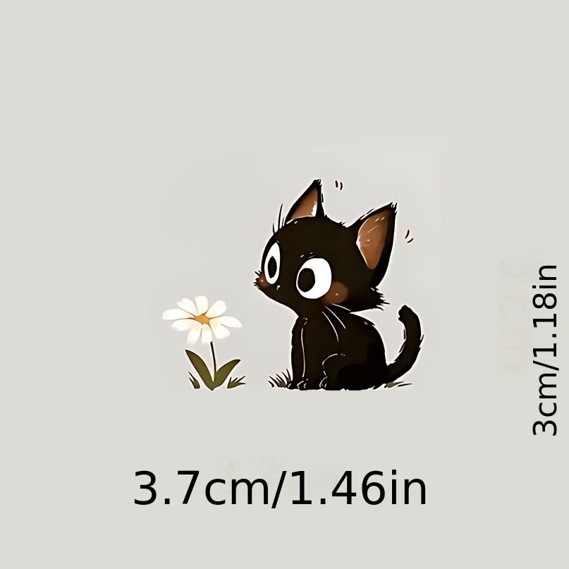 1PC Cute Black Cat Flower Stic - đánh giá và giá Laptop Accessories Light