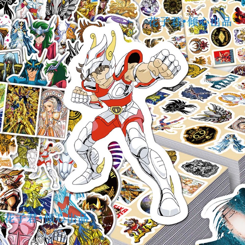 101Pcs Saint Seiya Anime Stick - đánh giá và giá Laptop Accessory