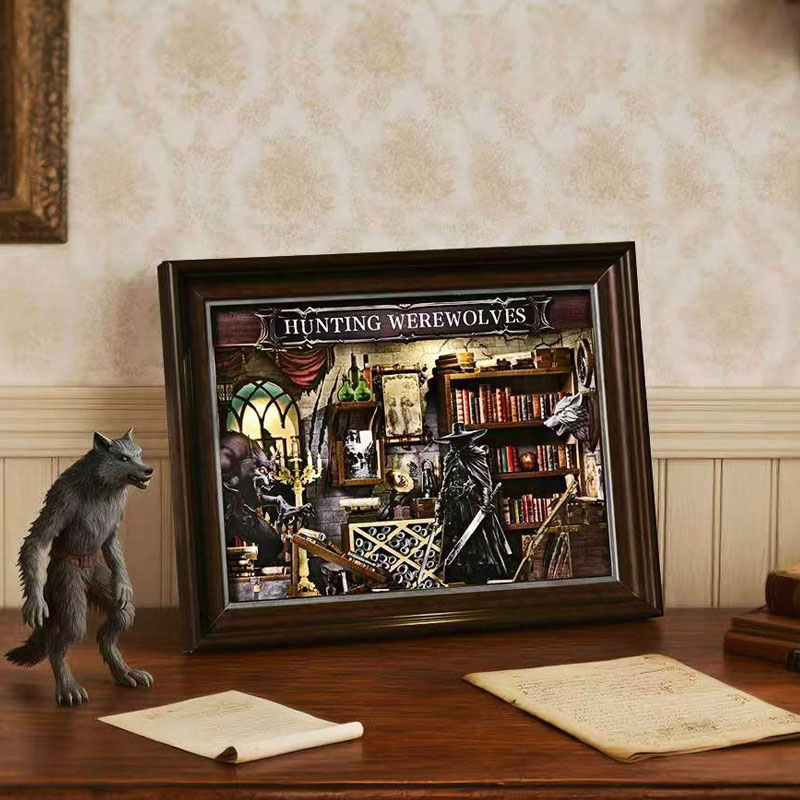 DIY 3D Wooden Book Nook Kit Mi - đánh giá và giá Laptop Accessories Light
