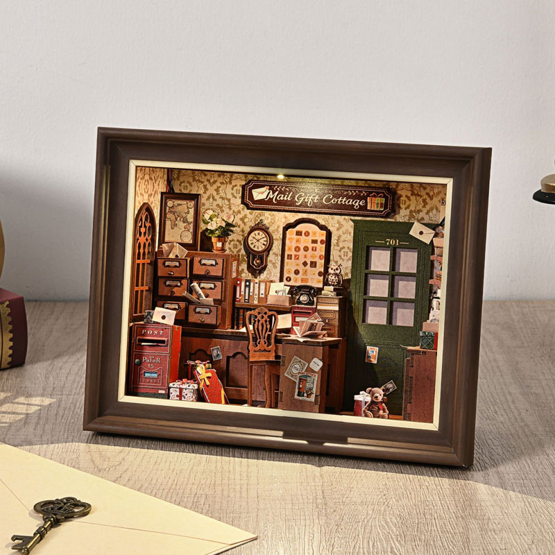 DIY 3D Wooden Book Nook Kit Mi - đánh giá và giá Laptop Accessories Light