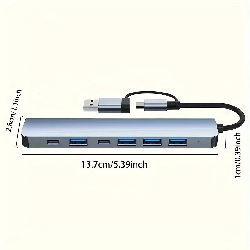 7 In 1 USB C Extender Adapter  - đánh giá và giá Laptop Accessories Hub
