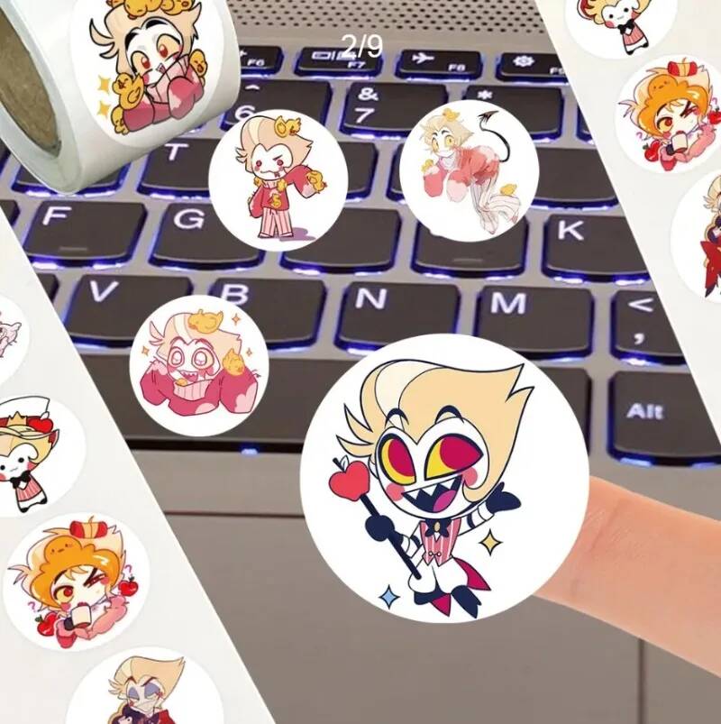 500Pc/Roll Cartoon Sticker Cir - đánh giá và giá Laptop Accessory
