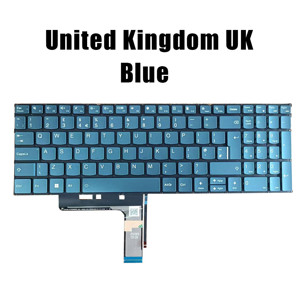 UK/US Grey/Blue Laptop Keyboar - đánh giá và giá Yoga Laptop Accessories