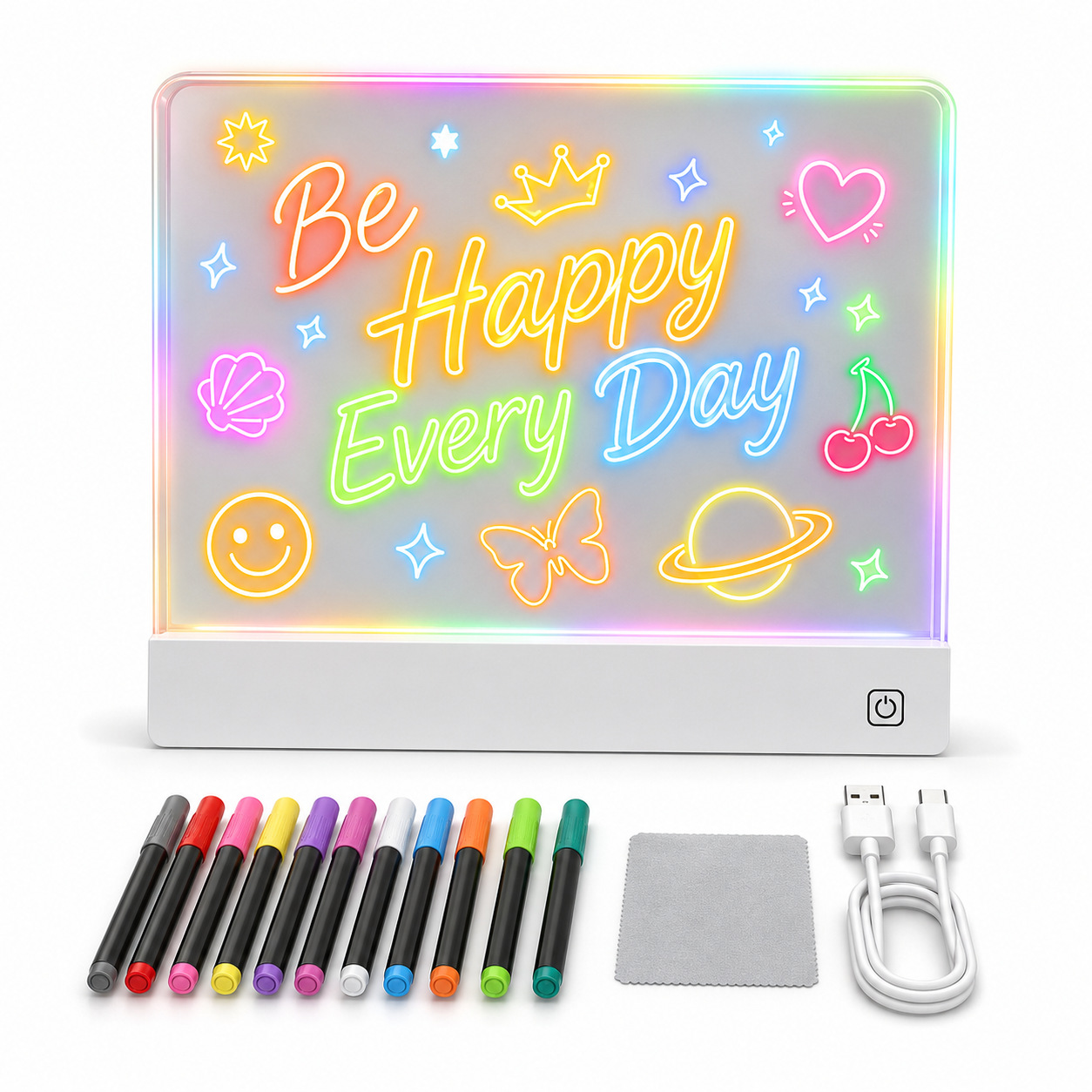 Touch-to-charge LED notepad, l - đánh giá và giá Laptop Accessories Light