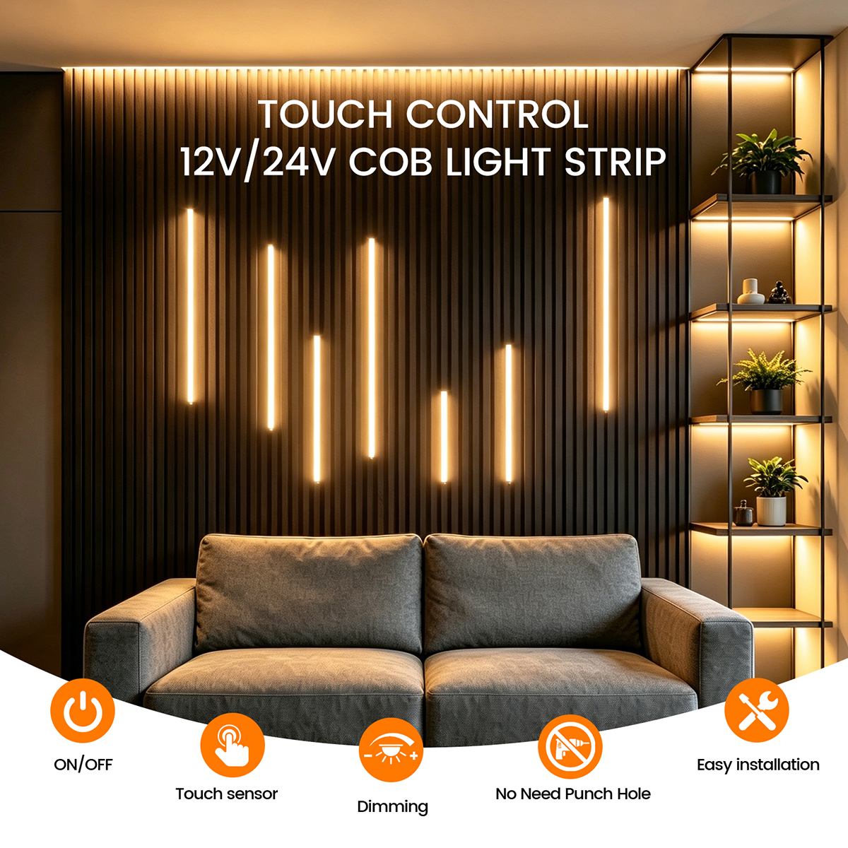 Under Cabinet Free-cut COB LED - đánh giá và giá Laptop Accessories Light