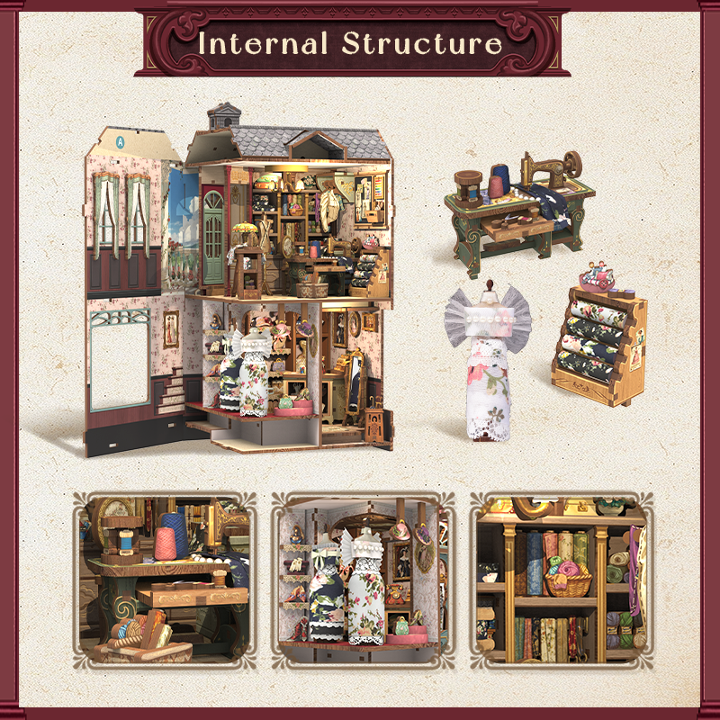 CUTEBEE Book Nook Kit for Marg - đánh giá và giá Laptop Accessories Light
