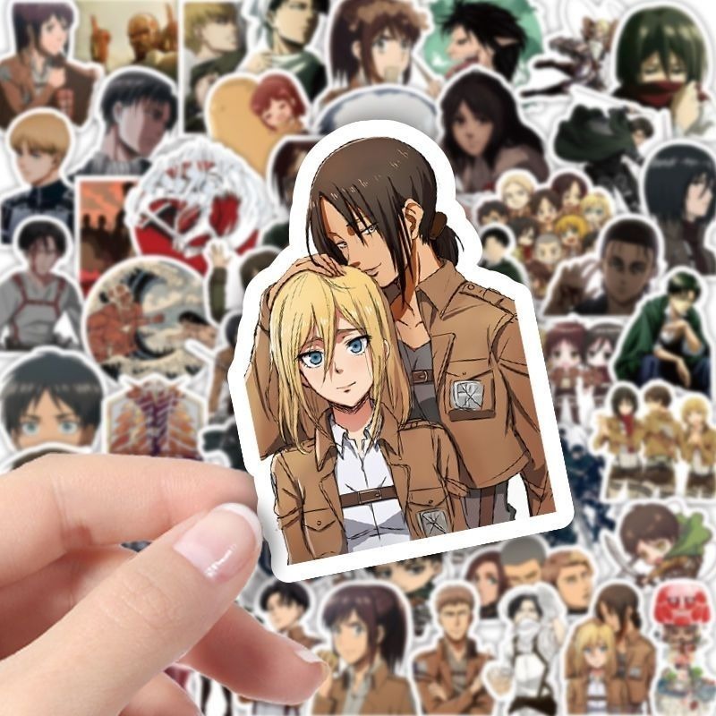 60Pcs Attack on Titan Anime St - đánh giá và giá Laptop Accessory