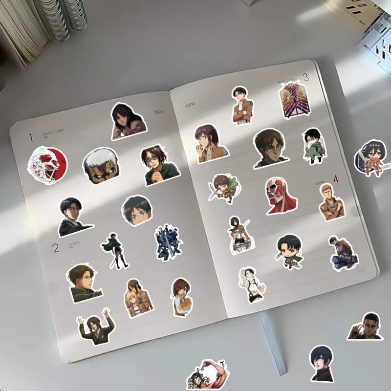 60Pcs Attack on Titan Anime St - đánh giá và giá Laptop Accessory