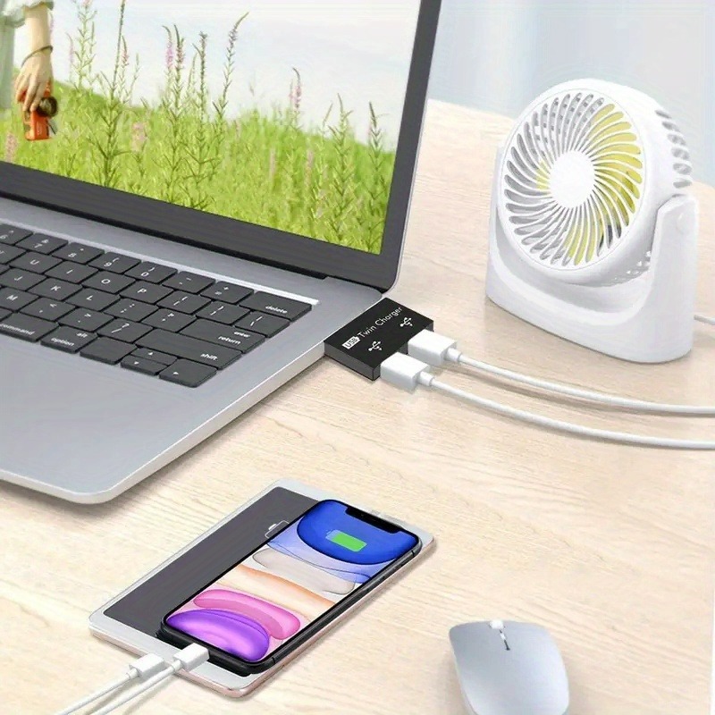 Mini USB 2.0 Splitter Hub 1In2 - đánh giá và giá Laptop Accessories Hub
