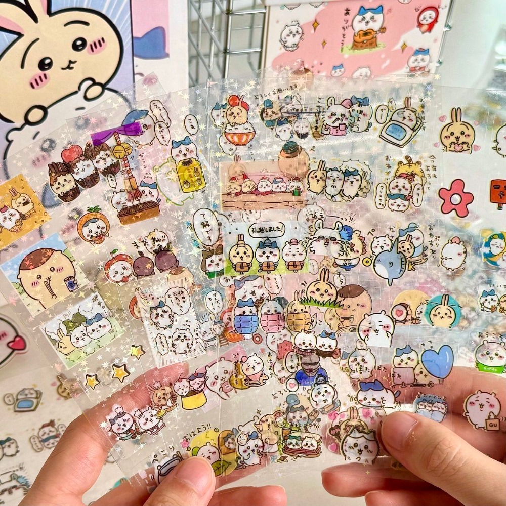 30Pcs Chiikawa Laser Stickers  - đánh giá và giá Laptop Accessories Parts