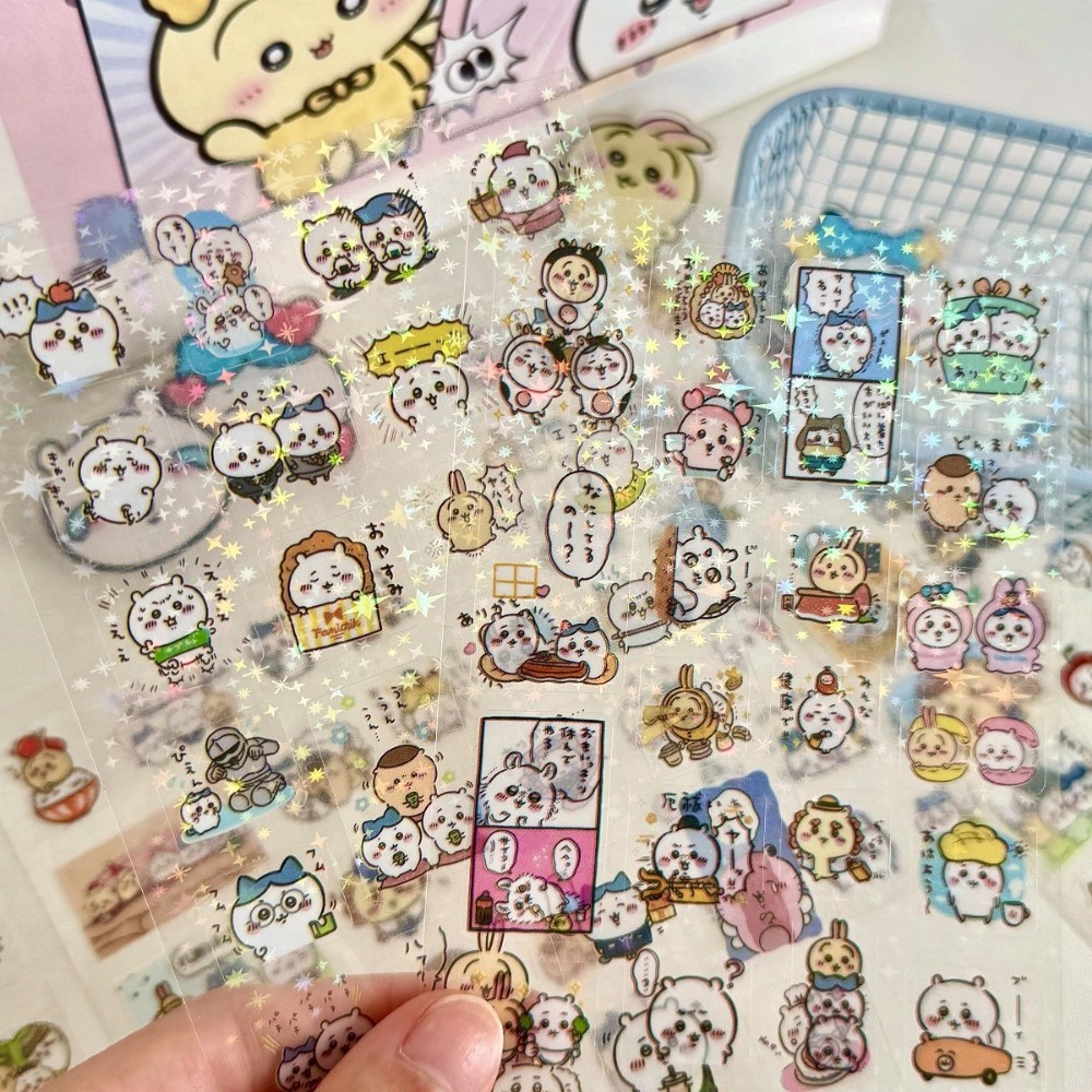 30Pcs Chiikawa Laser Stickers  - đánh giá và giá Laptop Accessories Parts