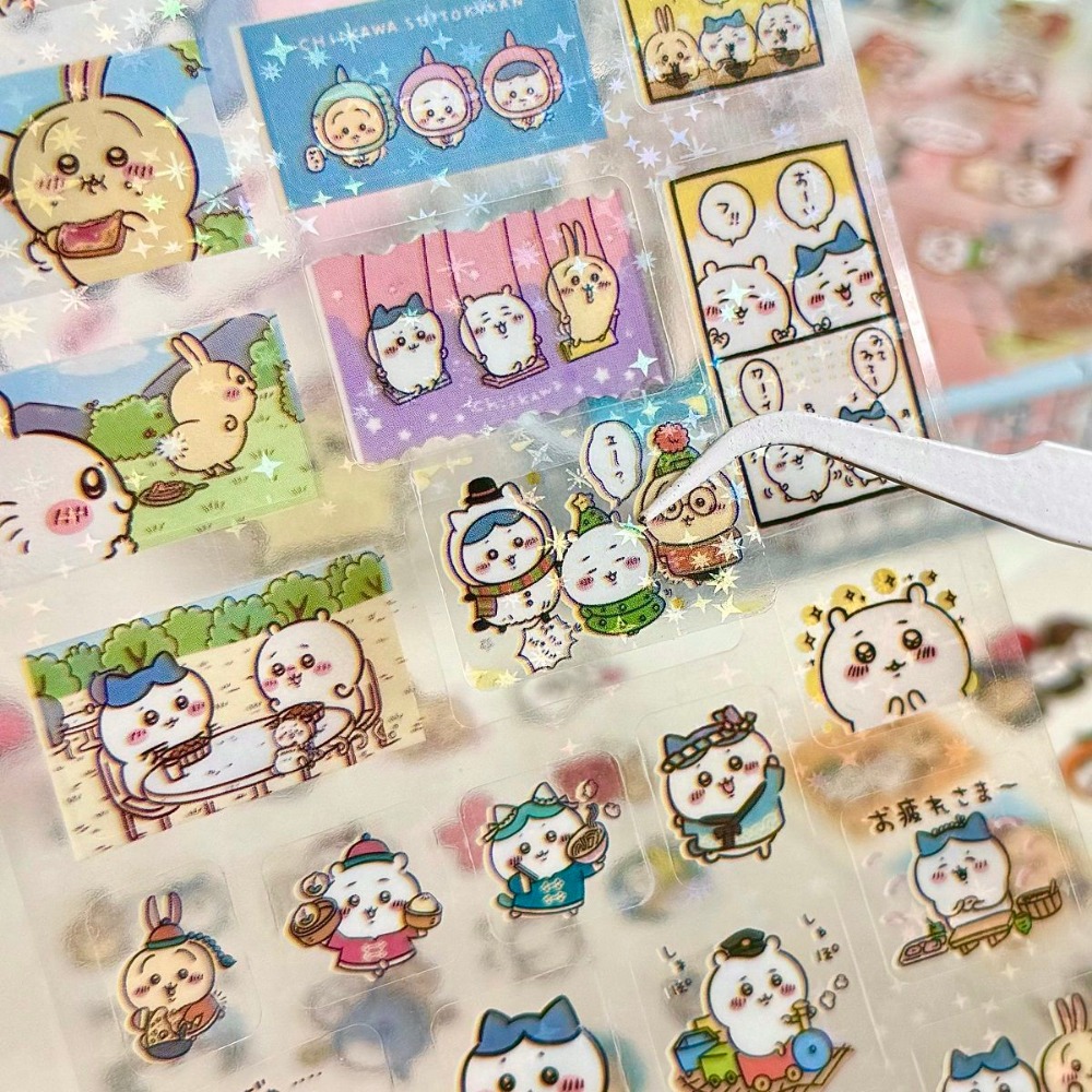 30Pcs Chiikawa Laser Stickers  - đánh giá và giá Laptop Accessories Parts