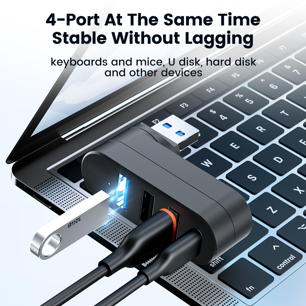 4 Port Multi USB 2.0 HUB Mini  - đánh giá và giá Laptop Accessories Usb