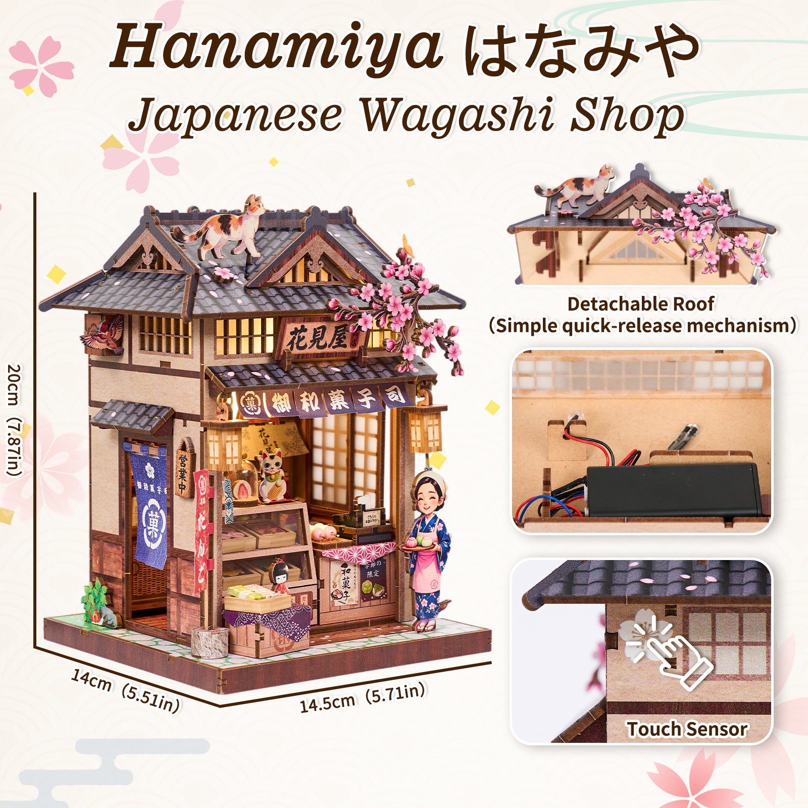 DIY Book Nook Kit Hanamiya Jap - đánh giá và giá Laptop Accessories Light