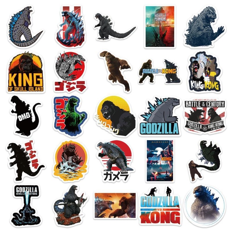 50pcs/set Movies Godzilla Vs.  - đánh giá và giá Laptop Accessory