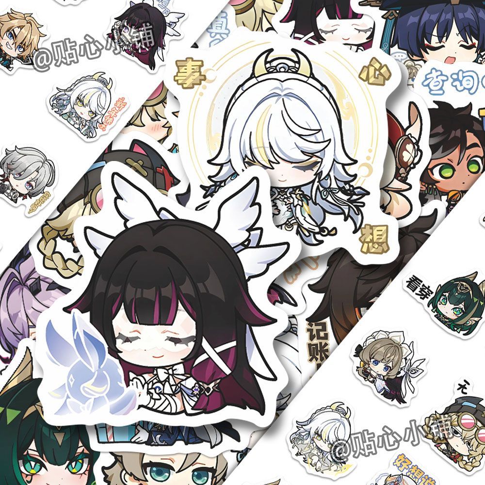 64PCS Genshin Impact Moon Maid - đánh giá và giá Laptop Accessory