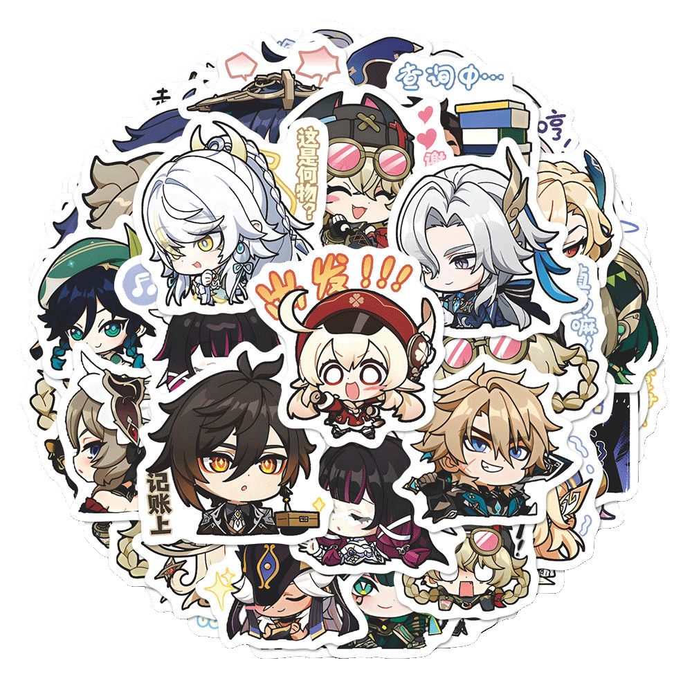 64PCS Genshin Impact Moon Maid - đánh giá và giá Laptop Accessory