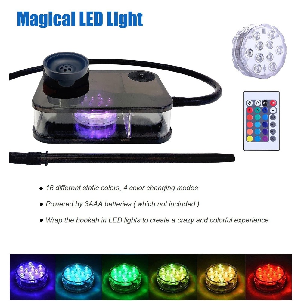 Rectangle Hookah Smoking Pipe  - đánh giá và giá Laptop Accessories Light