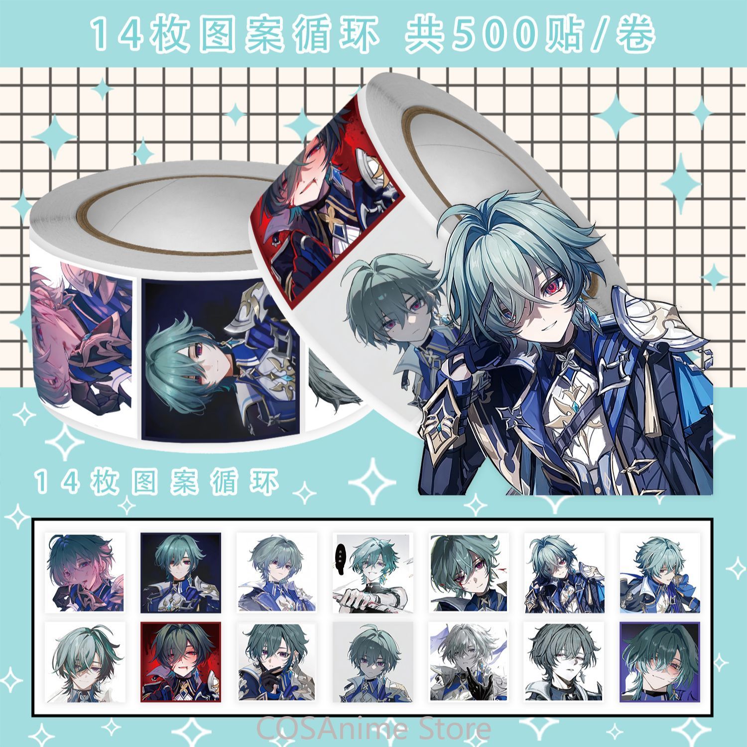 Anime Lohen Genshin Impact Q V - đánh giá và giá Laptop Accessory