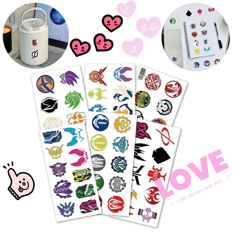 60 Sheets Kamen Rider Logo Sti - đánh giá và giá Laptop Accessory