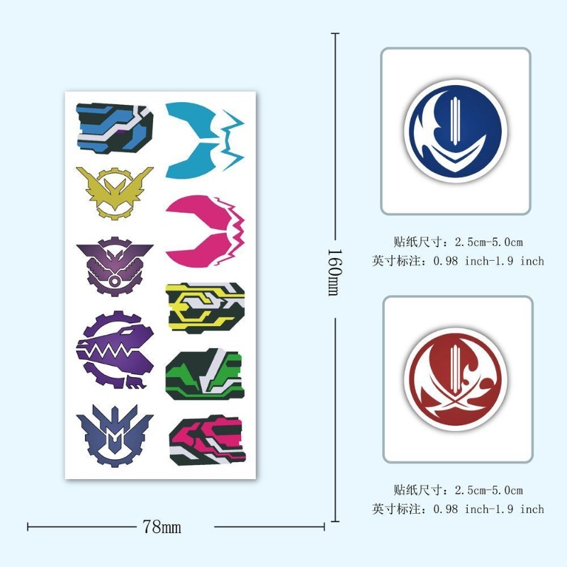 60 Sheets Kamen Rider Logo Sti - đánh giá và giá Laptop Accessory